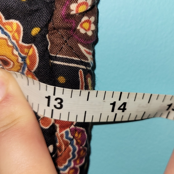 Vera Bradley Brown Kensington Paisley Shoulder Purse - Picture 8 of 8